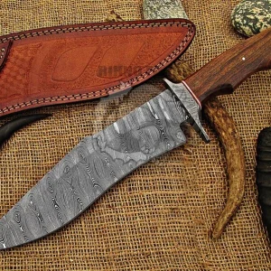 Premium Hand-Forged Damascus Steel Hunting & Outdoor Tool manufactured in Wazirabad, Pakistan